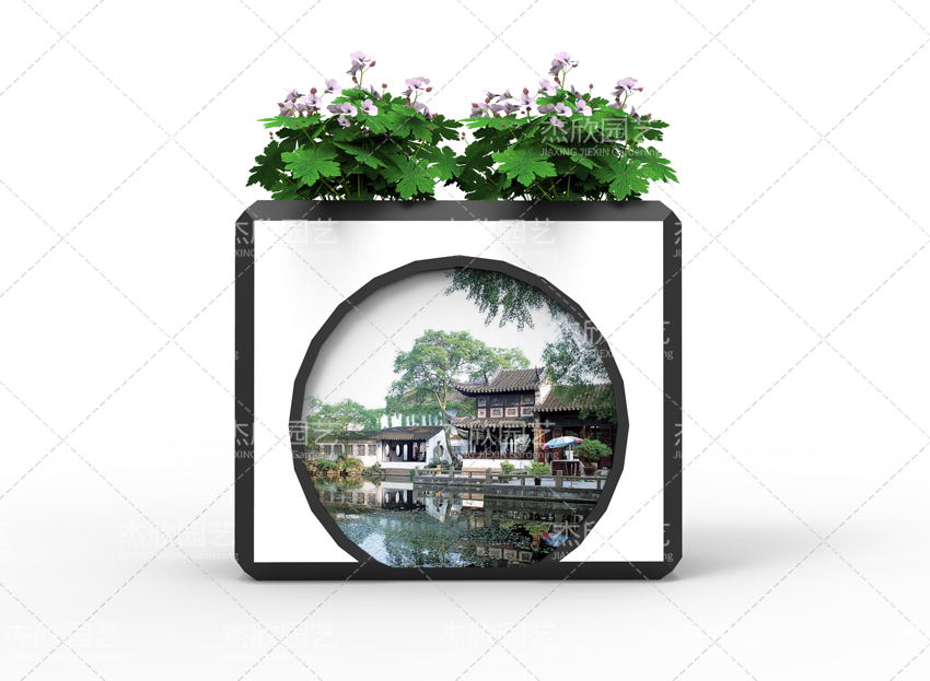 古鎮(zhèn)花箱布置，怎么做？