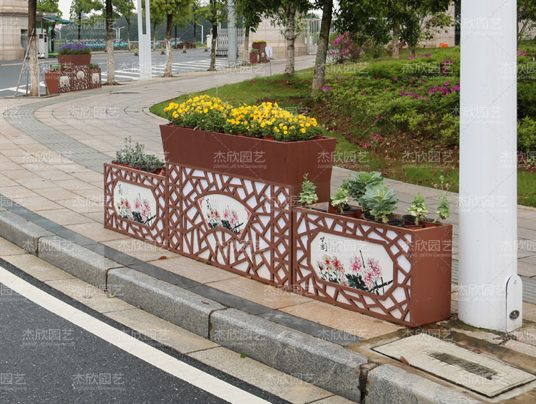 PVC組合花箱防撞嗎？